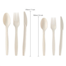 Biodegradable Tableware PLA Spoon Fork and Knife Cutlery